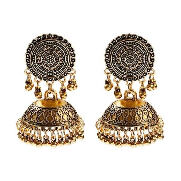 Indian Jewelry  Earrings Piercing Vintage - Picture 2 of 6